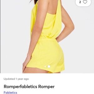 Yellow Romper